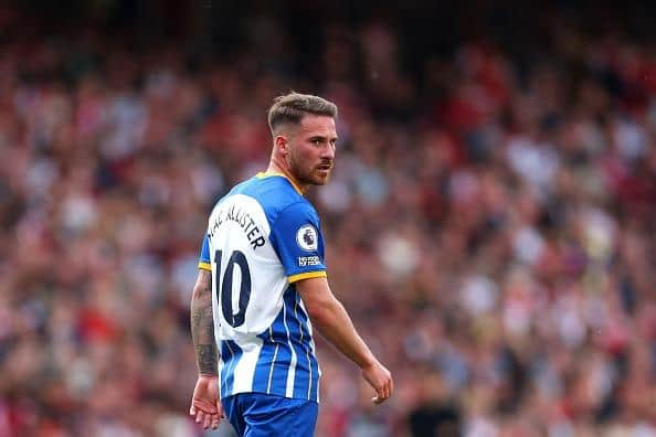 Brighton midfielder Alexis Mac Allister missed out on the starting XI for Albion at Newcastle