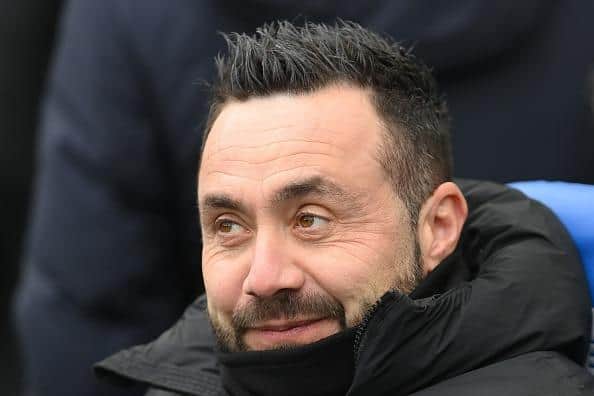 Brighton head coach Roberto De Zerbi is targeting European qualification this season