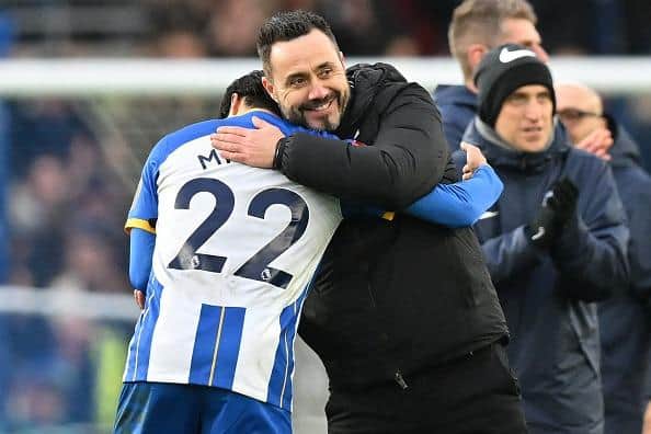 Brighton head coach Roberto De Zerbi is a huge fan of his talented attacker Kaoru Mitoma
