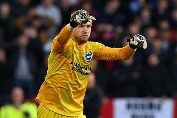 Brighton goalkeeper Jason Steele has impressed in the Premier League this season