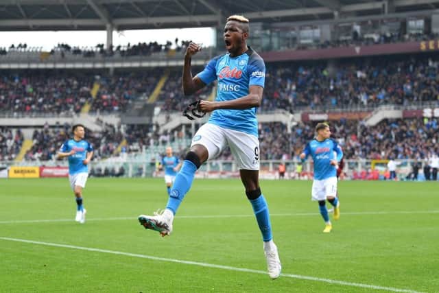 Victor Osimhen of Napoli (Photo by Valerio Pennicino/Getty Images)