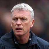 LONDON, ENGLAND - NOVEMBER 12: David Moyes, Manager of West Ham United during the Premier League match between West Ham United and Nottingham Forest at London Stadium on November 12, 2023 in London, England. (Photo by Justin Setterfield/Getty Images)