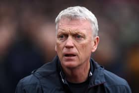 LONDON, ENGLAND - NOVEMBER 12: David Moyes, Manager of West Ham United during the Premier League match between West Ham United and Nottingham Forest at London Stadium on November 12, 2023 in London, England. (Photo by Justin Setterfield/Getty Images)