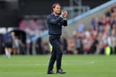 BURNLEY, ENGLAND - AUGUST 17: Scott Parker, Manager of Burnley, acknowledges the crowd following the Sky Bet Championship match between Burnley FC and Cardiff City FC at  on August 17, 2024 in Burnley, England. (Photo by Matt McNulty/Getty Images)