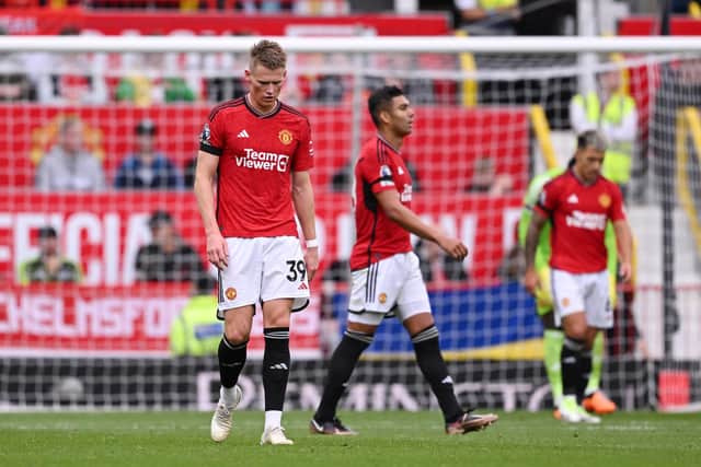 Manchester United’s month went from bad to worse as in-form Brighton continued their recent dominance against the Old Trafford club. (Photo by Michael Regan/Getty Images)