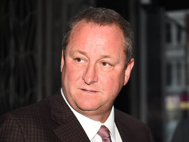 Mike Ashley is the retail genius behind Frasers Group. Pic: Kirsty O'Connor/PA Wire